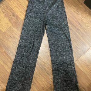 Zara Shimmering Black Knit Pants